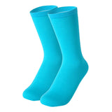 Maxbell Ice Skating Socks for Women Girl Breathable Figure Skating Socks Blue