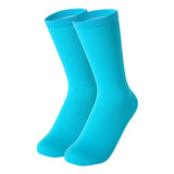 Maxbell Ice Skating Socks for Women Girl Breathable Figure Skating Socks Blue