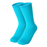 Maxbell Ice Skating Socks for Women Girl Breathable Figure Skating Socks Blue