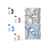 Maxbell 750ml Mountain Bike Water Bottle Cage with Bottle Portable for Sport Cycling Black