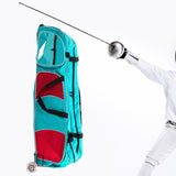 Maxbell Fencing Wheel Bag Holder Travel Bag for Fencing Training Enthusiasts Fencers Blue