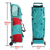 Maxbell Fencing Wheel Bag Holder Travel Bag for Fencing Training Enthusiasts Fencers Blue