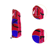 Maxbell Fencing Wheel Bag Holder Travel Bag for Fencing Training Enthusiasts Fencers Red