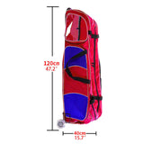 Maxbell Fencing Wheel Bag Holder Travel Bag for Fencing Training Enthusiasts Fencers Red