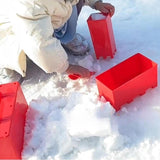 Maxbell 4x Sand Castle Mould Winter Snow Building Block for Children Toddlers Adults