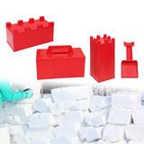 Maxbell 4x Sand Castle Mould Winter Snow Building Block for Children Toddlers Adults