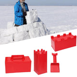 Maxbell 4x Sand Castle Mould Winter Snow Building Block for Children Toddlers Adults