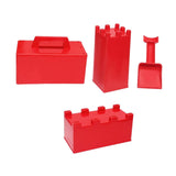 Maxbell 4x Sand Castle Mould Winter Snow Building Block for Children Toddlers Adults