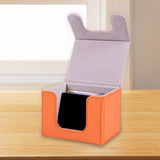 Maxbell Trading Card Deck Box Cards Protector Portable Card Organizer Container Orange
