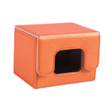 Maxbell Trading Card Deck Box Cards Protector Portable Card Organizer Container Orange