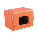 Maxbell Trading Card Deck Box Cards Protector Portable Card Organizer Container Orange