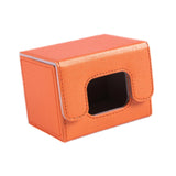 Maxbell Trading Card Deck Box Cards Protector Portable Card Organizer Container Orange