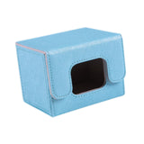 Maxbell Trading Card Deck Box Cards Protector Portable Card Organizer Container Blue