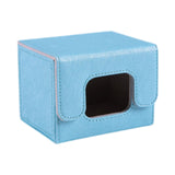 Maxbell Trading Card Deck Box Cards Protector Portable Card Organizer Container Blue