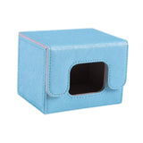 Maxbell Trading Card Deck Box Cards Protector Portable Card Organizer Container Blue