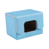 Maxbell Trading Card Deck Box Cards Protector Portable Card Organizer Container Blue
