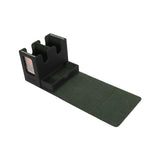 Maxbell Trading Card Deck Box Transparent Window Design for 260+ Sleeved Cards Black Green