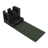 Maxbell Trading Card Deck Box Transparent Window Design for 260+ Sleeved Cards Black Green