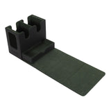 Maxbell Trading Card Deck Box Transparent Window Design for 260+ Sleeved Cards Black Green