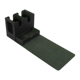 Maxbell Trading Card Deck Box Transparent Window Design for 260+ Sleeved Cards Black Green