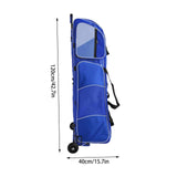Maxbell Rolling Fencing Bag Storage Bag Travel Bag for Fencing Training Fencers Foil blue