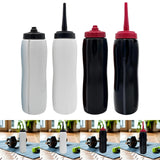 Maxbell Sports Water Bottle Sport Bottle Squeeze Bottle for Outdoor Exercise Fitness White Short Mouth