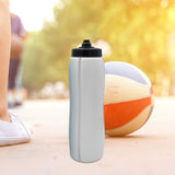 Maxbell Sports Water Bottle Sport Bottle Squeeze Bottle for Outdoor Exercise Fitness White Short Mouth
