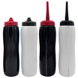 Maxbell Sports Water Bottle Sport Bottle Squeeze Bottle for Outdoor Exercise Fitness White Short Mouth