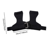 Maxbell Gym Gloves Thickened Padding Multi-scenario Weight Power Belt for Gymnastics Black