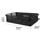 Maxbell Cart Trunk Organizer Nylon Backseat Organizer for Travel Picnic Camping
