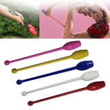Gymnastics Stick Multifunction Dance Prop 13.8'' for Girls Stage Performance Pink
