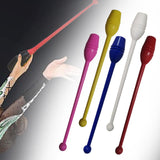 Gymnastics Stick Multifunction Dance Prop 13.8'' for Girls Stage Performance Pink