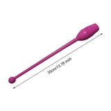 Gymnastics Stick Multifunction Dance Prop 13.8'' for Girls Stage Performance Pink