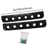 Maxbell Billiard Pool Cue Rack for 6 Cues Cue Rest Practical Space Saving Wall Mount