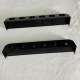 Maxbell Billiard Pool Cue Rack for 6 Cues Cue Rest Practical Space Saving Wall Mount