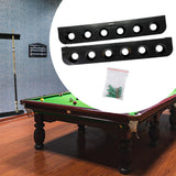 Maxbell Billiard Pool Cue Rack for 6 Cues Cue Rest Practical Space Saving Wall Mount