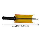 Maxbell Ski Brush Cover Hood Long Good Grip Control Snowboard Maintenance Shaft
