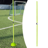 Maxbell Soccer Agility Pole Portable Corner Flag Pole Football Training Marking Pole Green