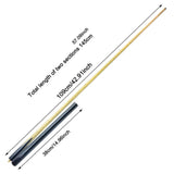 Maxbell Billiard Pool Cue Stick 3/4 Split Pool Cue for Starters Billiard Players Bar