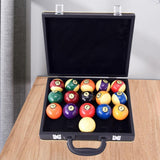 Maxbell Pool Ball Case Portable Billiard Balls Storage Box for Indoor Outdoor Travel