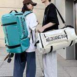 Maxbell Ski Backpack Stylish Adults Ski Boot Bag for Yoga Cycling Outdoor Activities Beige