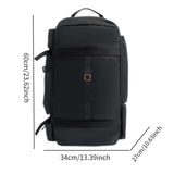 Maxbell Ski Backpack Stylish Adults Ski Boot Bag for Yoga Cycling Outdoor Activities Black