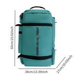 Maxbell Ski Backpack Stylish Adults Ski Boot Bag for Yoga Cycling Outdoor Activities Green