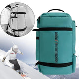 Maxbell Ski Backpack Stylish Adults Ski Boot Bag for Yoga Cycling Outdoor Activities Green