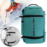 Maxbell Ski Backpack Stylish Adults Ski Boot Bag for Yoga Cycling Outdoor Activities Green