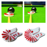 Billiard Table Aiming Trainer Training Aid for Games Billiards Club Enthusiasts 30 Degree