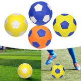 Maxbell Soccer Ball Size 5 Lightweight Training Ball for Practice Recreation Outdoor Blue and White