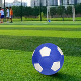 Maxbell Soccer Ball Size 5 Lightweight Training Ball for Practice Recreation Outdoor Blue and White