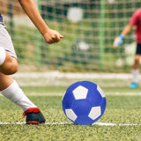 Maxbell Soccer Ball Size 5 Lightweight Training Ball for Practice Recreation Outdoor Blue and White