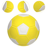 Maxbell Soccer Ball Size 5 Lightweight Training Ball for Practice Recreation Outdoor Yellow and White